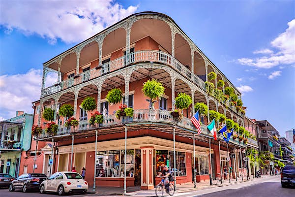 French Quarter balcony in New Orleans