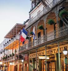 French Quarter streetscape in New Orleans